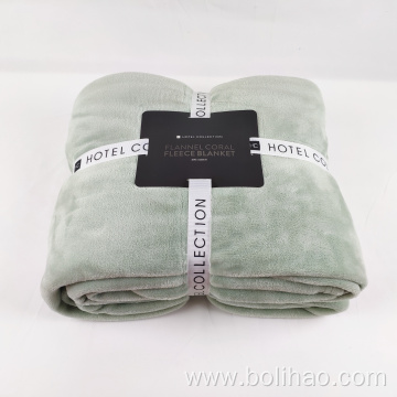 Super Soft Microfiber solid Flannel Fleece Blanket